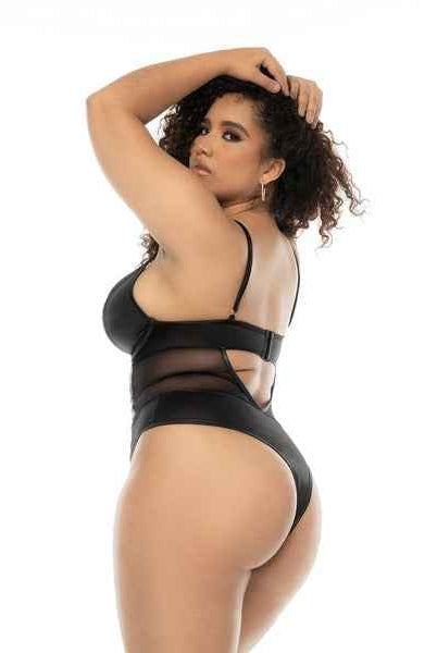 CT Lingerie plus size black bodysuit lingerie - Underwire