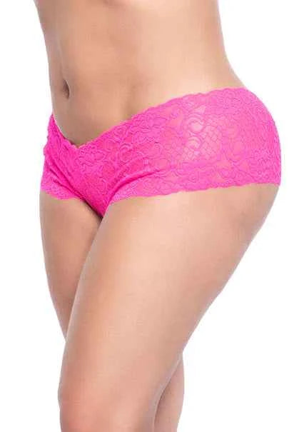 CT Lingerie plus size lace boyshorts - Sexy Comfort