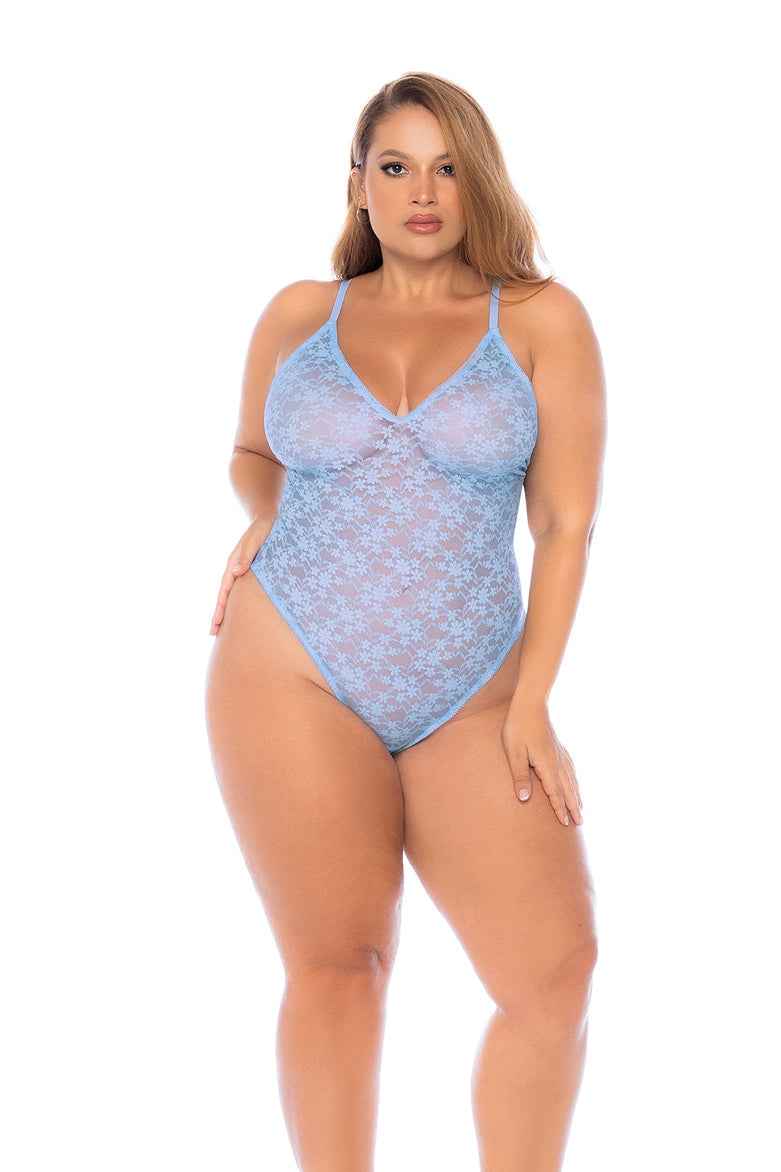CT Lingerie Lace V-Neck Bodysuit, versatile lingerie for plus size
