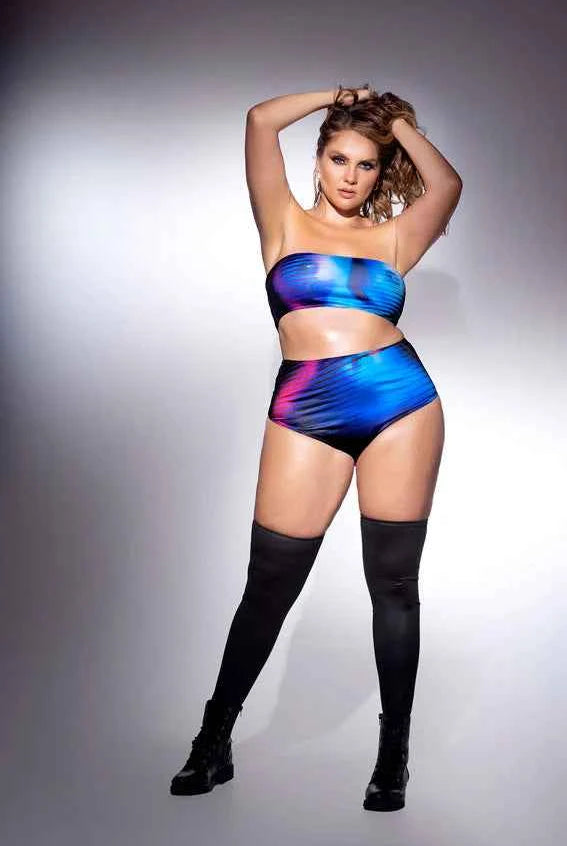 CT Lingerie Plus Size Sexy Strapless Top and Panty Set