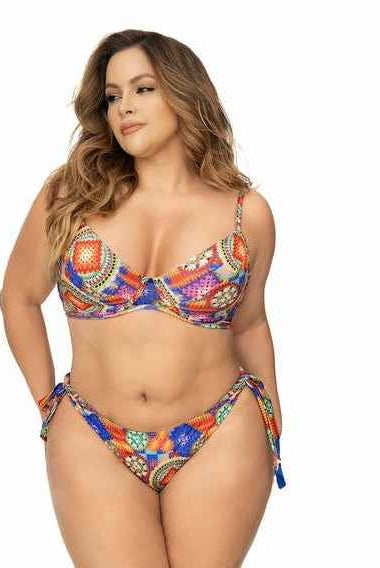 CT Lingerie Kora sexy crochet print bikini swimsuit plus size