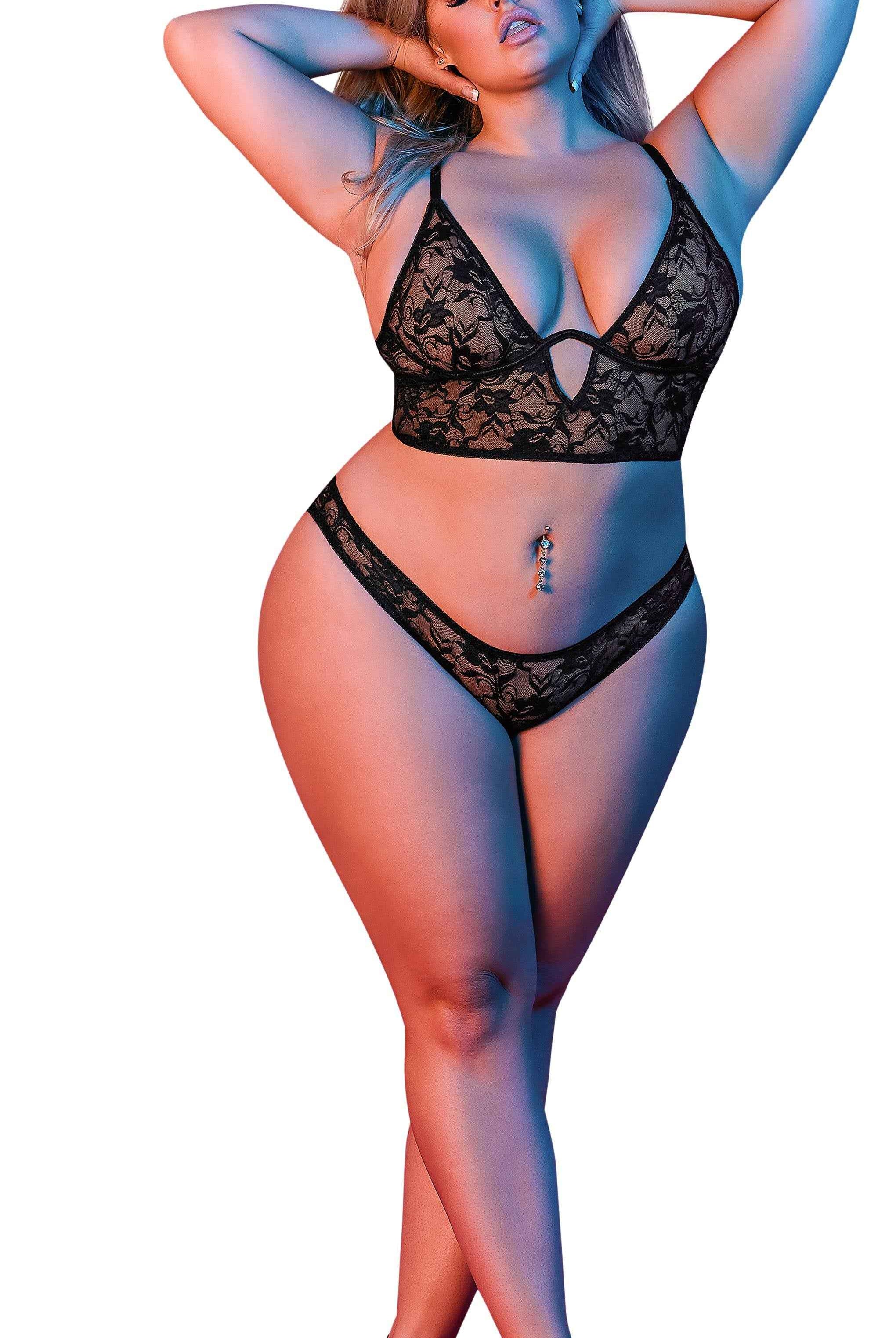 CT Lingerie Clearance Jade Plus Size Lingerie Set