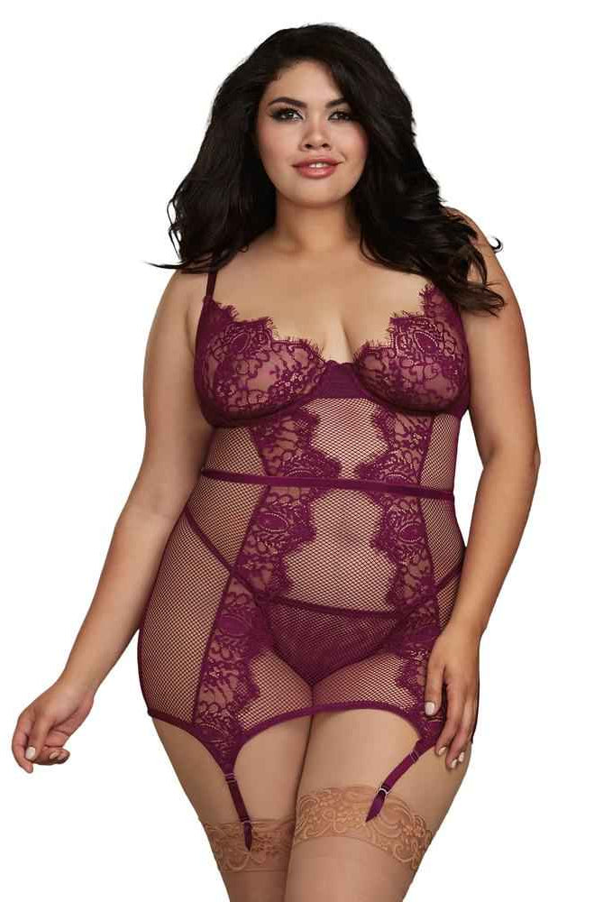CT Lingerie Plus Size Garter Slip - Clearance Sale