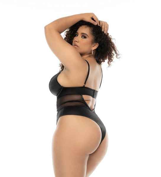 CT Lingerie plus size black bodysuit lingerie - Underwire