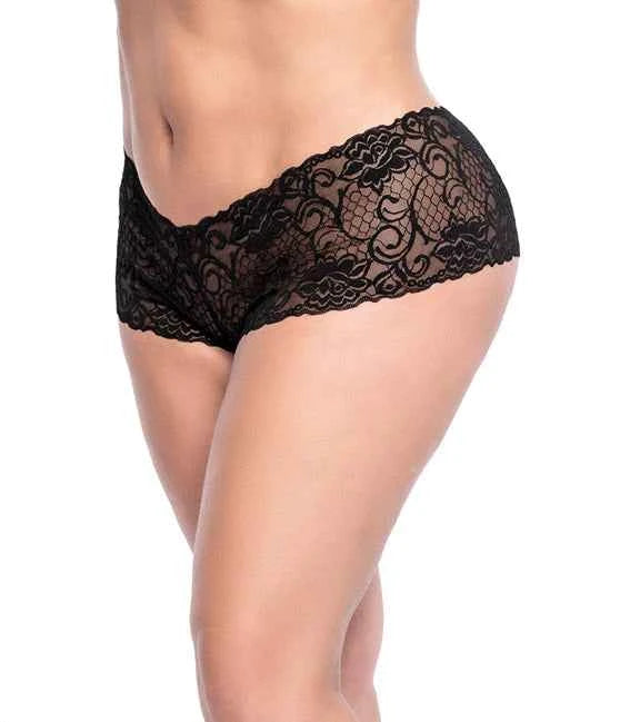 CT Lingerie plus size lace boyshorts - Sexy Comfort