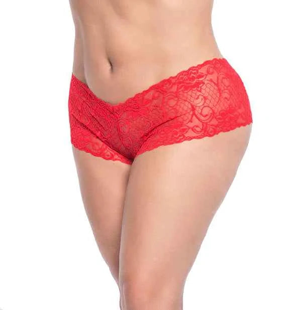 CT Lingerie plus size lace boyshorts - Sexy Comfort