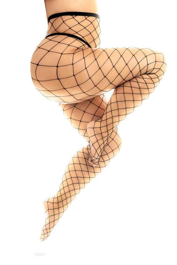 CT Lingerie Plus Size Fence Net Pantyhose - Sexy Fit